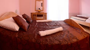 In-room safe, desk, iron/ironing board, free cribs/infant beds