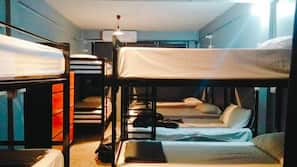 Blackout curtains, free WiFi, linens
