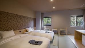 In-room safe, desk, laptop workspace, blackout curtains