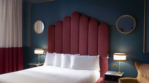 Literie de qualité supérieure, couette en duvet d'oie, minibar