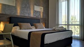 Biancheria da letto di alta qualità, minibar, una cassaforte in camera