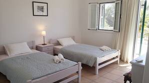 4 bedrooms, in-room safe, iron/ironing board, free cots/infant beds