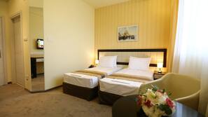 Minibar, in-room safe, desk, blackout curtains