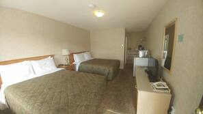 Desk, cots/infant beds, free WiFi, linens