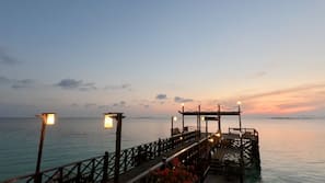 Private beach, white sand, scuba diving, snorkelling