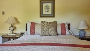 Premium bedding, individually decorated, individually furnished, desk