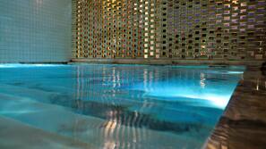 Indoor pool, seasonal outdoor pool