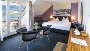 Minibar, caja fuerte, wifi gratis y ropa de cama