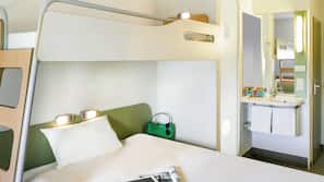 Blackout drapes, iron/ironing board, free cribs/infant beds, free WiFi