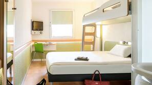 Blackout drapes, iron/ironing board, free cribs/infant beds, free WiFi
