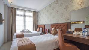 In-room safe, desk, iron/ironing board, rollaway beds