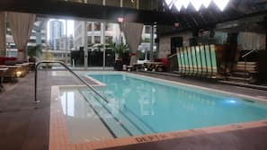 Indoor pool, outdoor pool