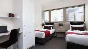 Down duvets, in-room safe, blackout curtains, iron/ironing board