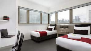 Down duvets, in-room safe, blackout curtains, iron/ironing board
