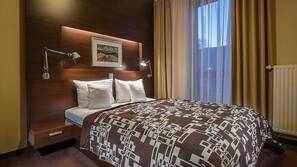 Minibar, desk, iron/ironing board, free WiFi