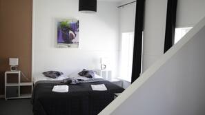 Desk, cots/infant beds, free WiFi
