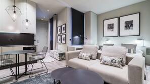 In-room safe, blackout curtains, iron/ironing board, cots/infant beds