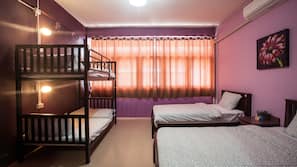 Blackout drapes, free WiFi, linens