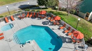 Indoor pool, seasonal outdoor pool