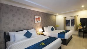 Minibar, in-room safe, desk, blackout curtains