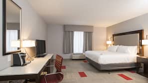 In-room safe, desk, laptop workspace, iron/ironing board