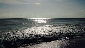 Plage, chaises longues, serviettes de plage