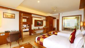Premium bedding, minibar, in-room safe, desk