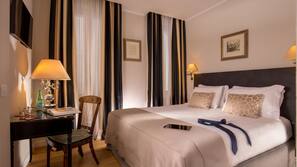Frette Italian sheets, premium bedding, pillow top beds, in-room safe