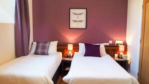 Premium bedding, individually decorated, individually furnished