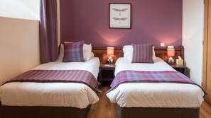 Premium bedding, individually decorated, individually furnished