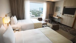 Premium bedding, minibar, in-room safe, desk