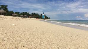 On the beach