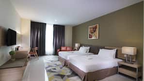 In-room safe, desk, iron/ironing board, rollaway beds