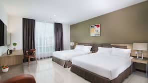In-room safe, desk, iron/ironing board, rollaway beds