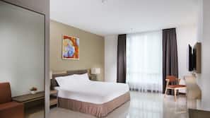 In-room safe, desk, iron/ironing board, rollaway beds
