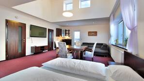 In-room safe, desk, blackout curtains, iron/ironing board