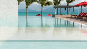 Outdoor pool, open 7:00 AM to 6:00 PM, pool umbrellas, pool loungers