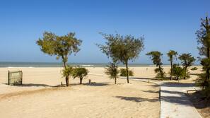 Plage, sable blanc
