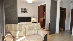Individually decorated, individually furnished, iron/ironing board