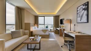 Premium bedding, in-room safe, desk, laptop workspace