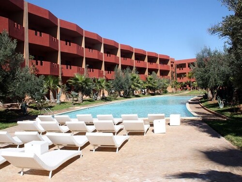 マラケシュでおすすめのアパートスタイルホテル キッチン付きホテル エクスペディア