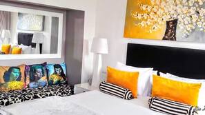 2 chambres, draps en coton égyptien, literie de qualité supérieure