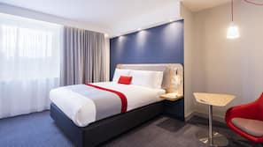 In-room safe, desk, laptop workspace, iron/ironing board