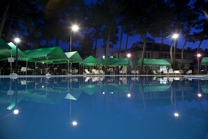 Indoor pool, seasonal outdoor pool