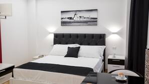 Biancheria da letto di alta qualità, minibar, una cassaforte in camera