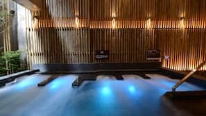 Indoor spa bath