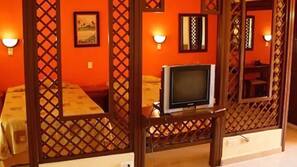 Blackout drapes, linens