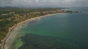 Beach nearby, white sand