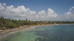 Beach nearby, white sand