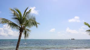 Beach nearby, white sand